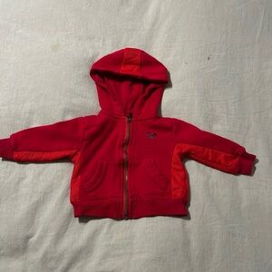 True‎ Religion Jacket Baby 12 Mo. Red Full Zip Lightweight Hoodie